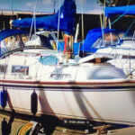 Quartet moored up in Seaton