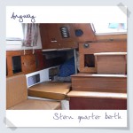 Stern quarter berth
