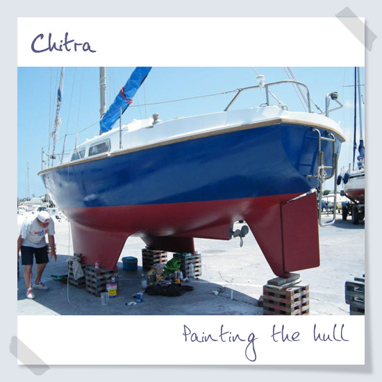Painting the hull
