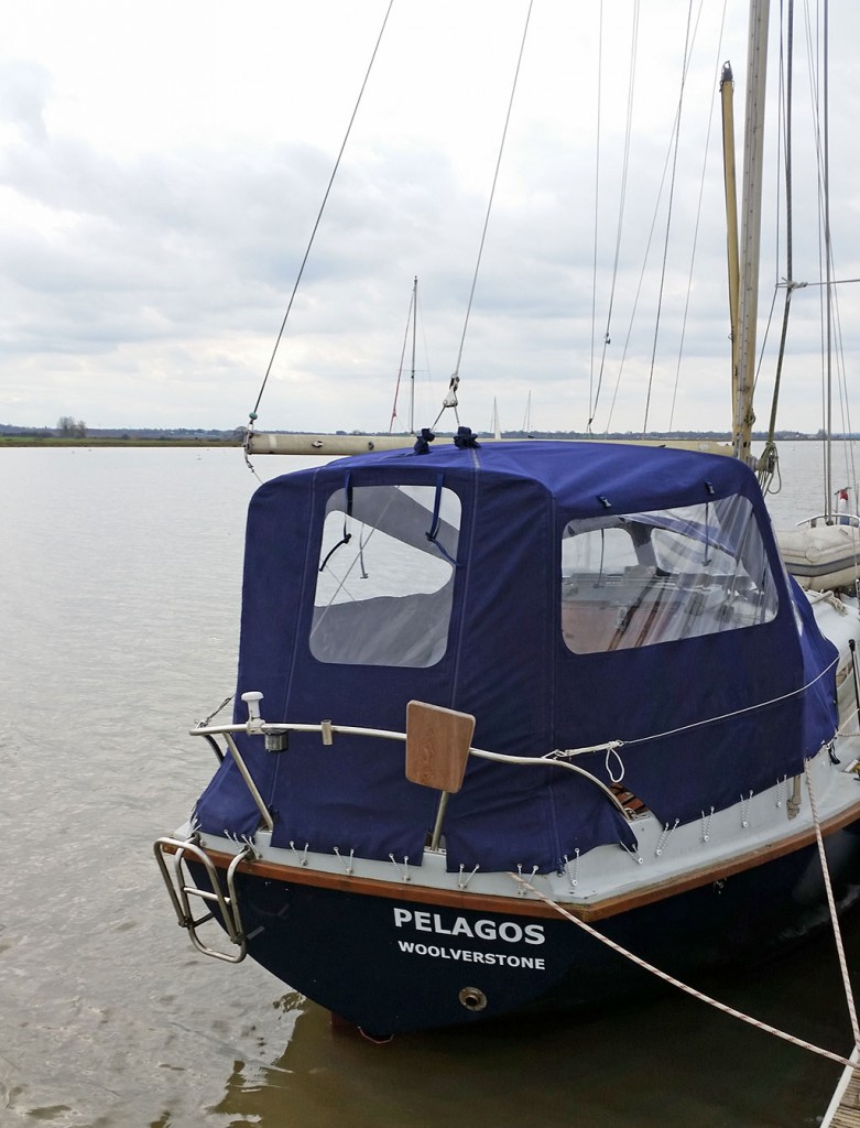 New Cockpit Tent made by Blue Marine of Battlesbridge