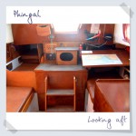 Looking aft