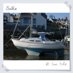 Taking the ground at low tide