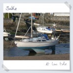 Taking the ground at low tide